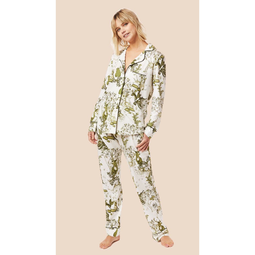The Cat's Pajamas Pima Knit Pajama Set