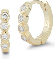 GLAZE JEWELRY CZ Huggie Hoop Earrings