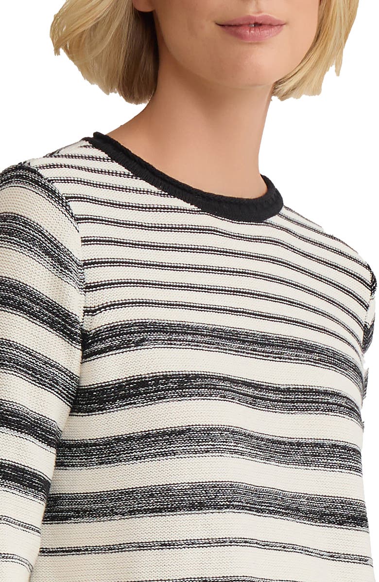 Jones New York Marled Roll Neck Sweater, Alternate, color, Jones Black / Jones White
