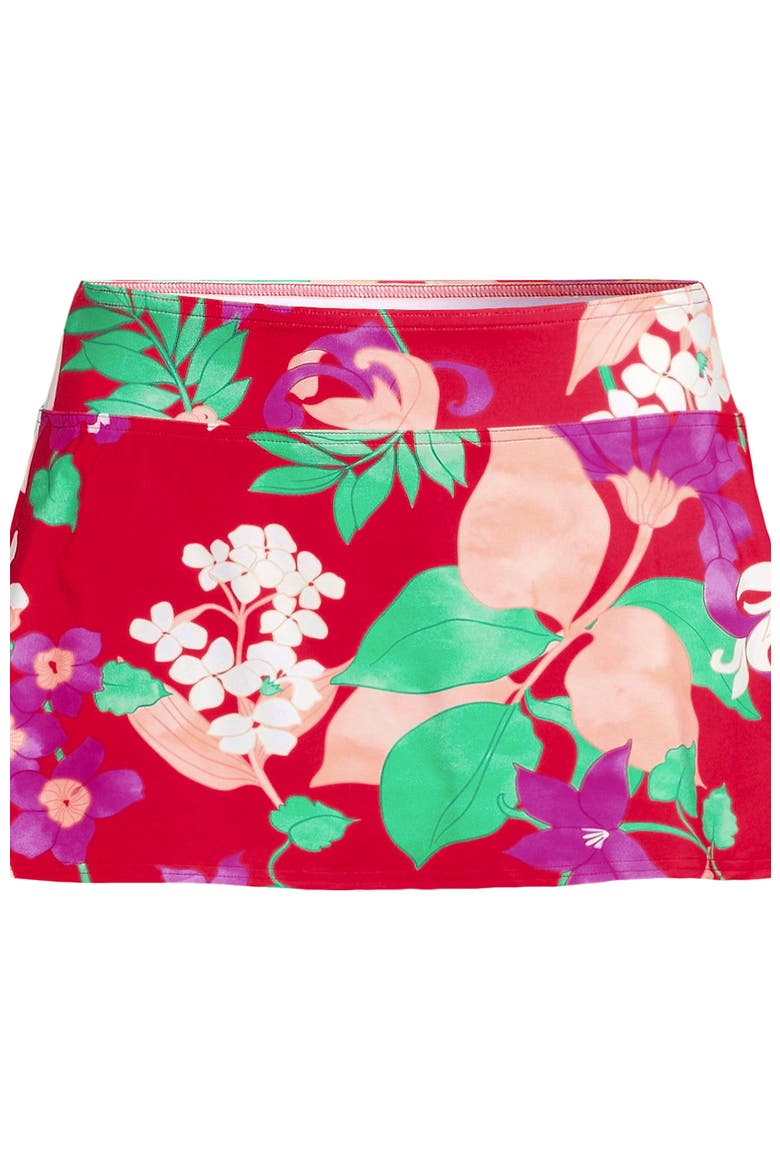 Mini Swim Skirt, Alternate, color, Coral Rose Lilies
