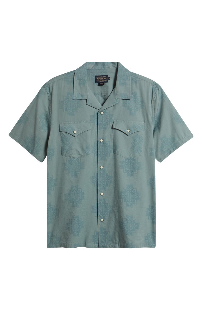Pendleton Short Sleeve Snap-Up Western Shirt, Alternate, color, 