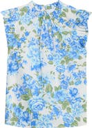 SUGARLIPS Truth Be Told Floral Print Sleeveless Top