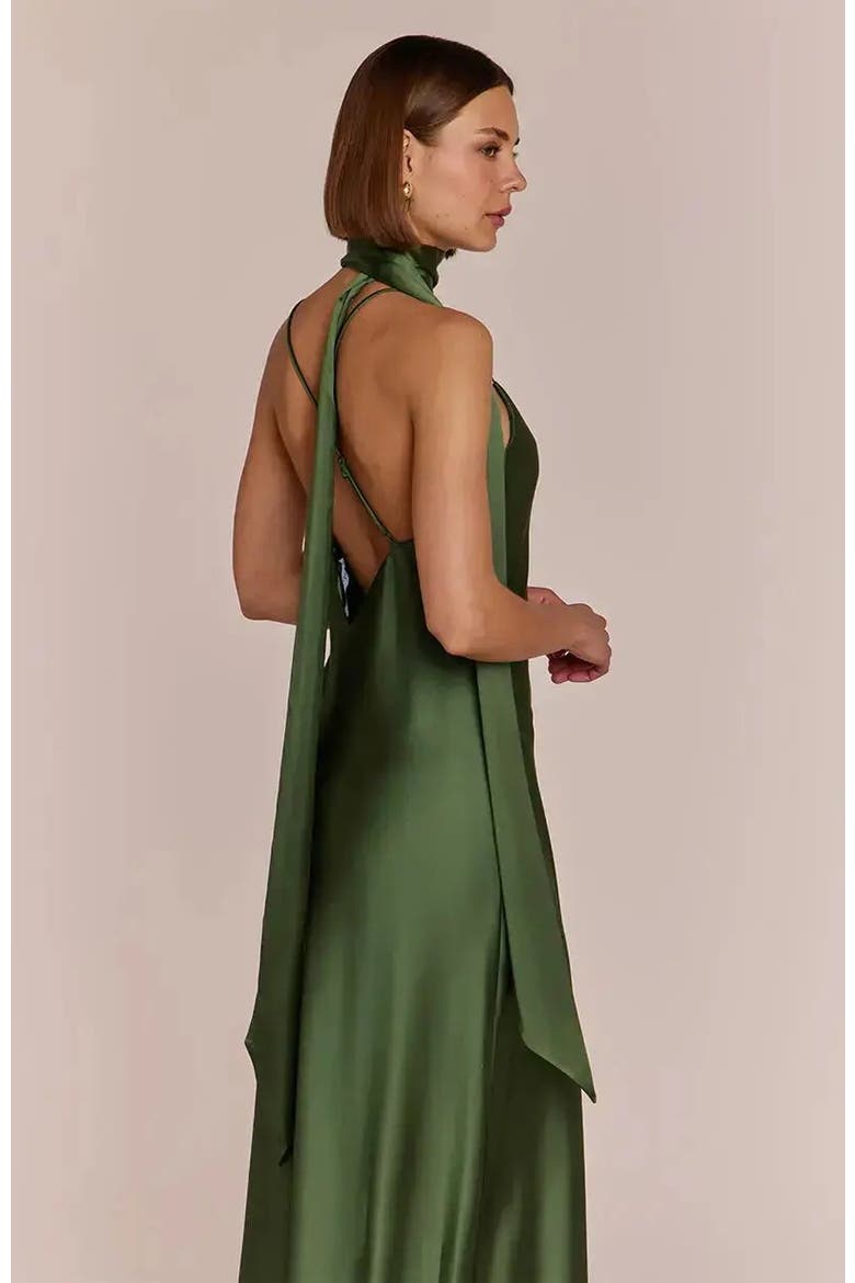 Brooklyn Slip Dress, Alternate, color, Olive Green