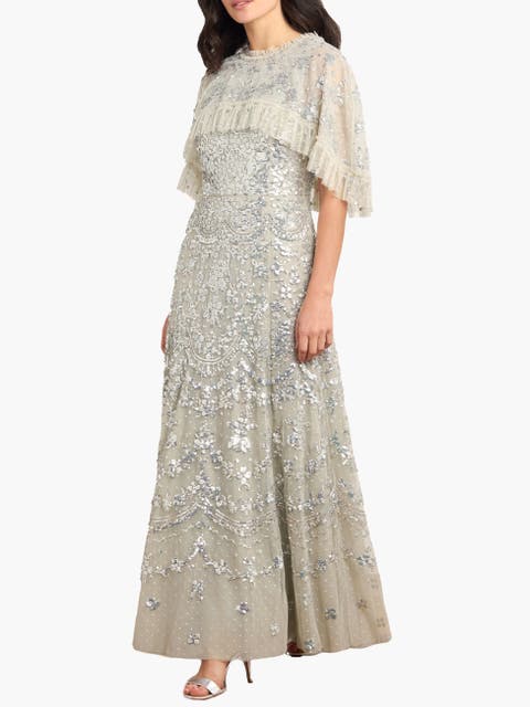 Freya Cape Ankle Gown