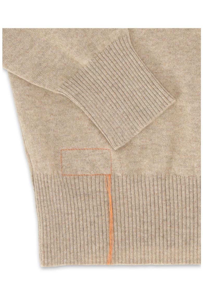 Cashmere Crewneck Sweater, Alternate, color, Orange
