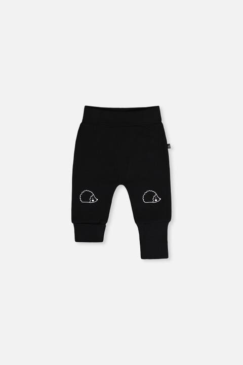 Organic Cotton Hedgehog Foldover Waist Evolutive Pants