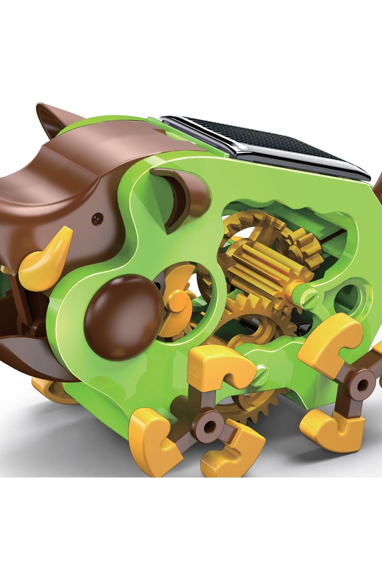 Tusk Wild Boar Solar Robot Crawler, Alternate, color, Multicolored