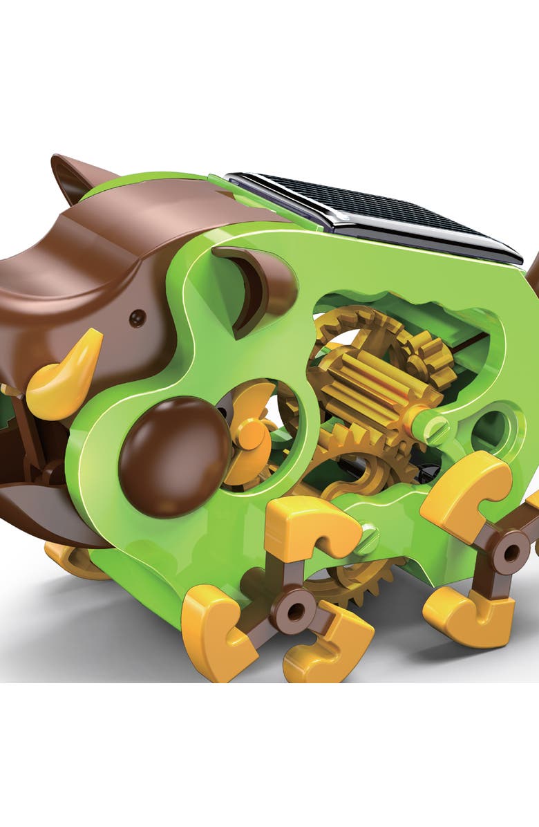 Teach Tech Tusk Wild Boar Solar Robot Crawler, Alternate, color, Multicolored