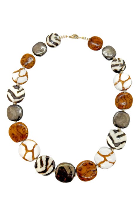 Earth Collection - Safari Sunrise Necklace - 22''