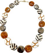 Kazuri Earth Collection - Safari Sunrise Necklace - 22''