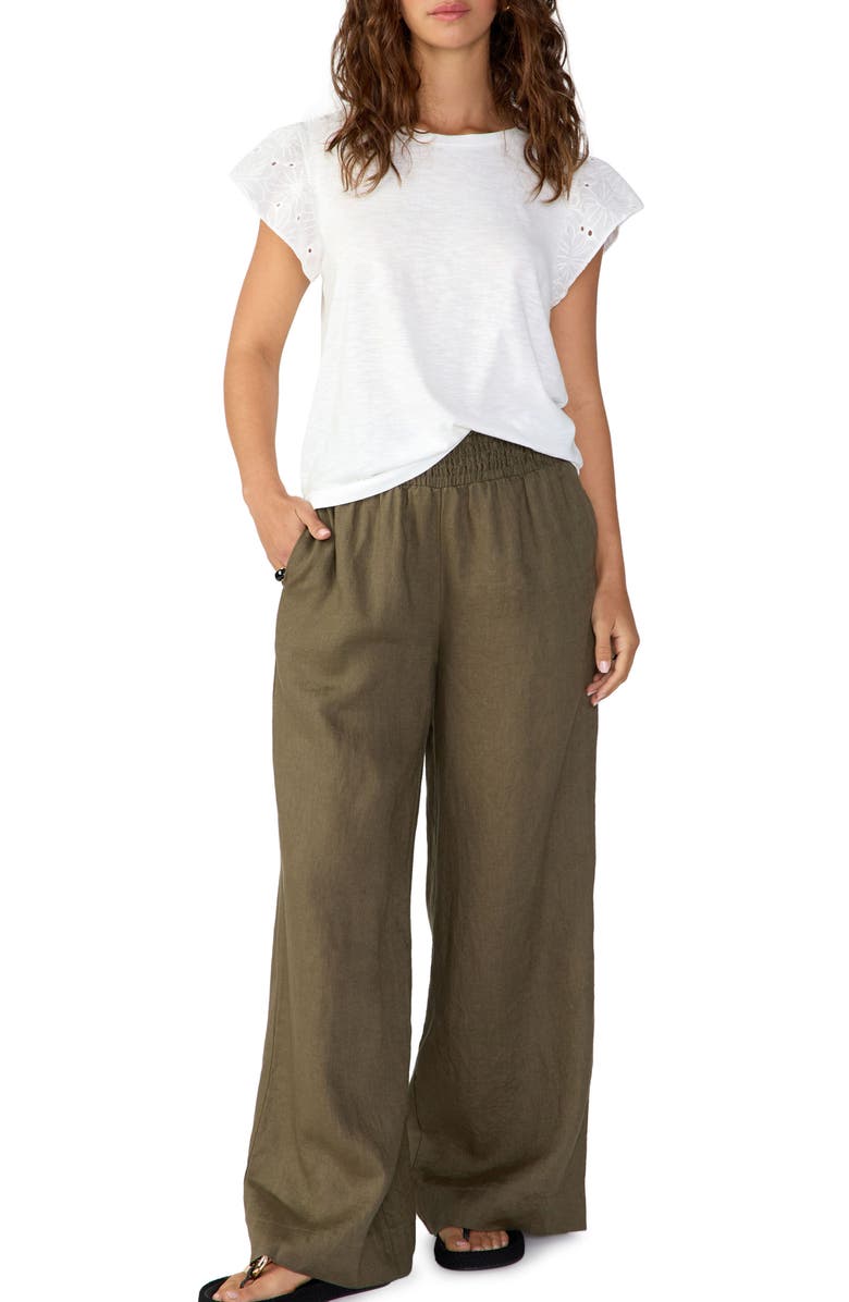 Sanctuary Style Me Up Flutter Sleeve T-Shirt, Alternate, color, 