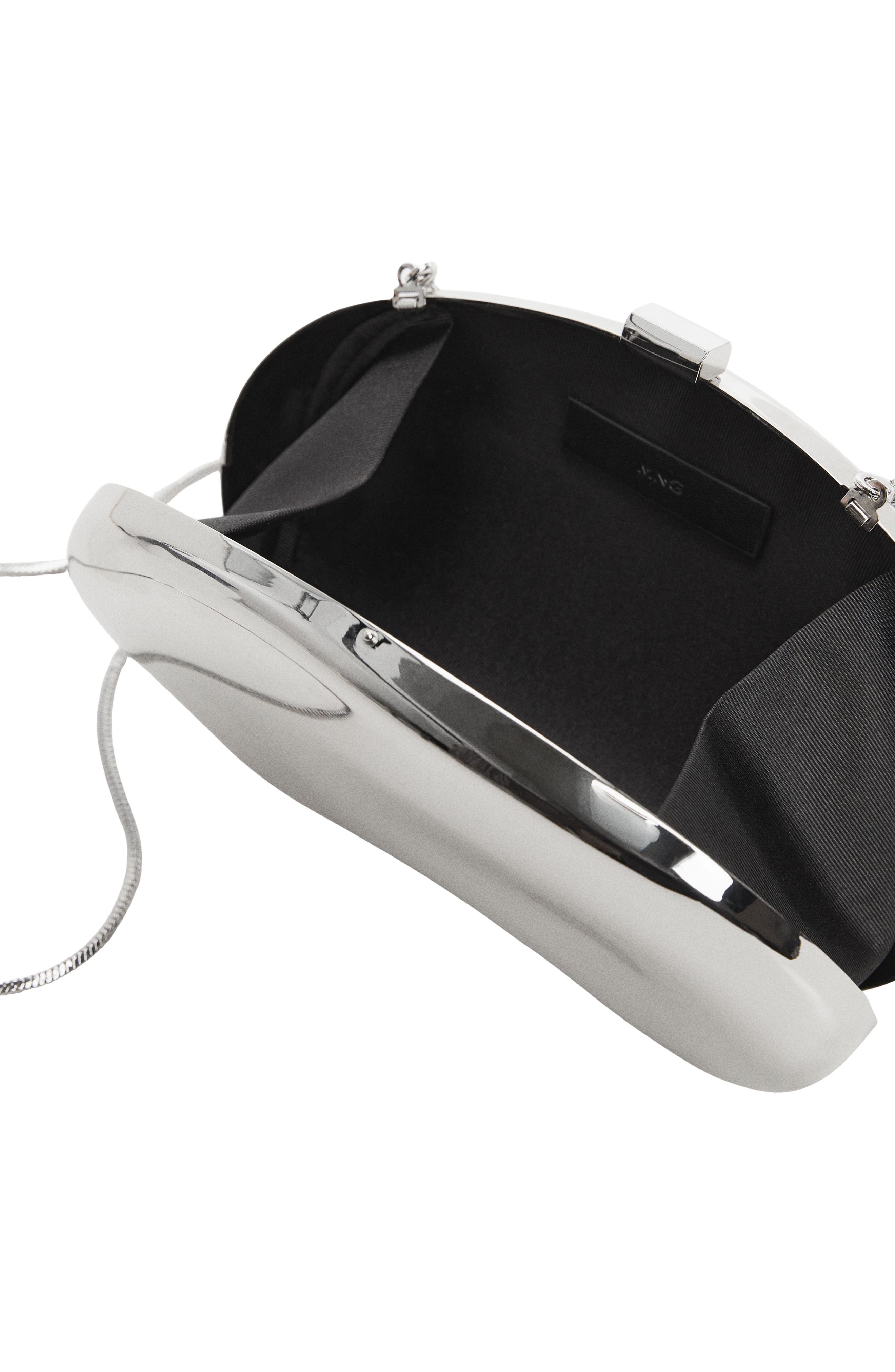 MANGO Metallic Frame Clutch, Alternate, color, 