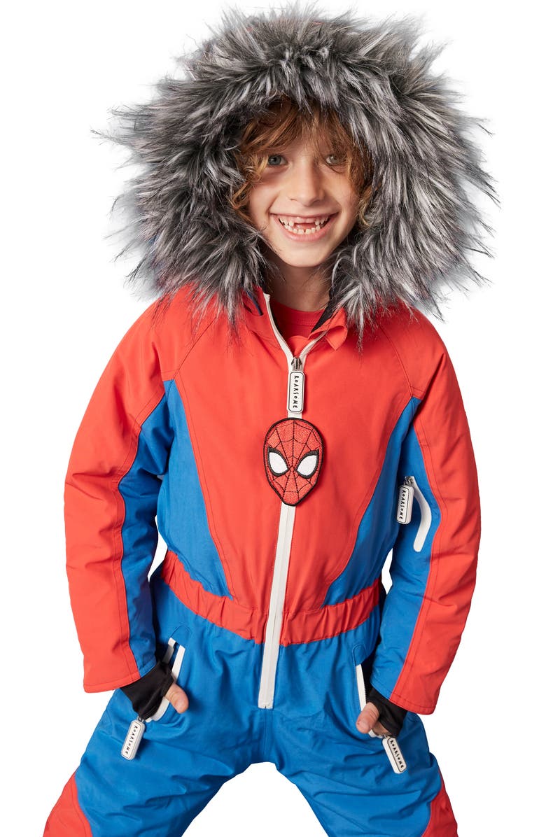 Roarsome Spiderman Ski Suit, Alternate, color, 