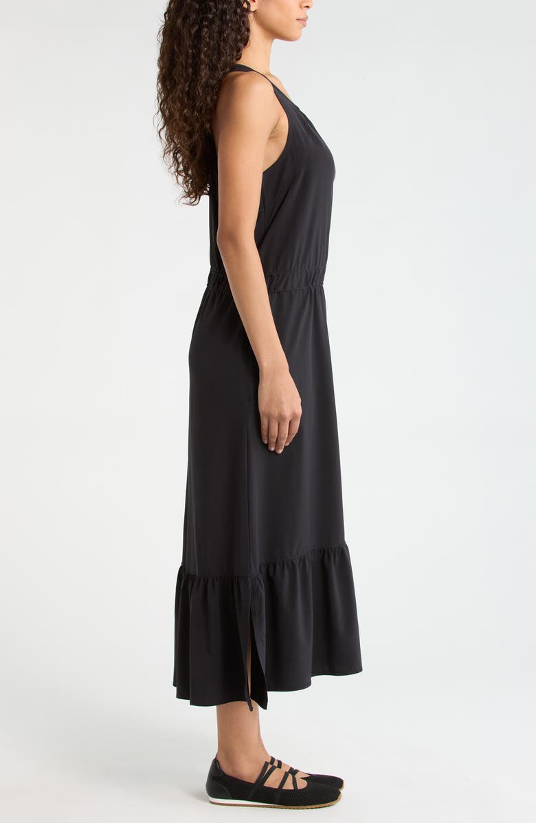 Zella Day Out Sleeveless Dress, Alternate, color, Black