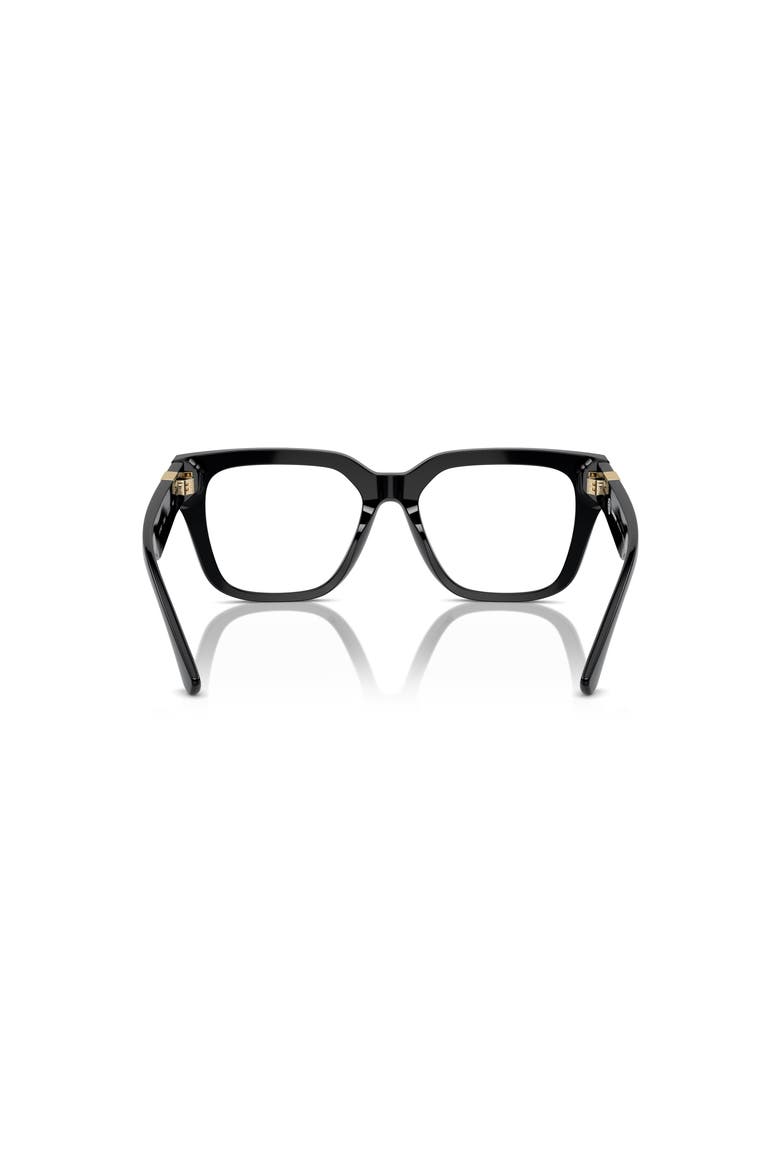 53mm Square optical glasses, Alternate, color, Black