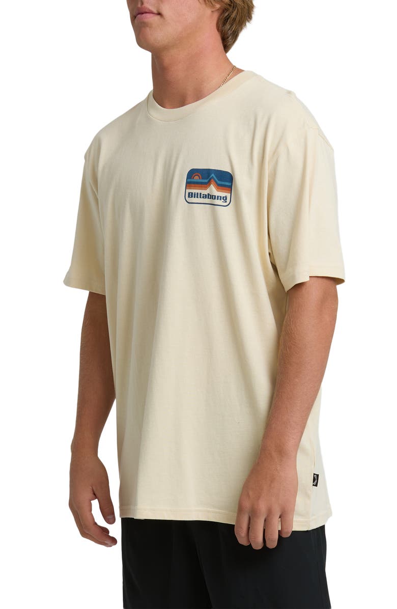 Billabong Range Organic Cotton Graphic T-Shirt, Alternate, color, Oatmeal