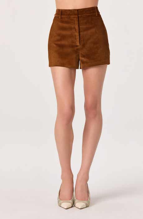 ASTR the Label High Waist Corduroy Shorts