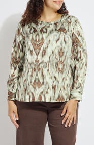 Lysse Tanni Crewneck Satin Top