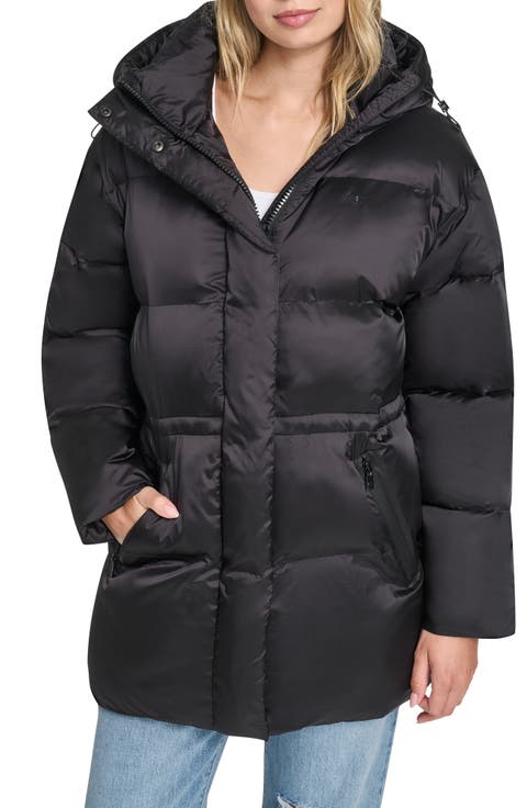 Water Resistant Hooded Puffer Coat