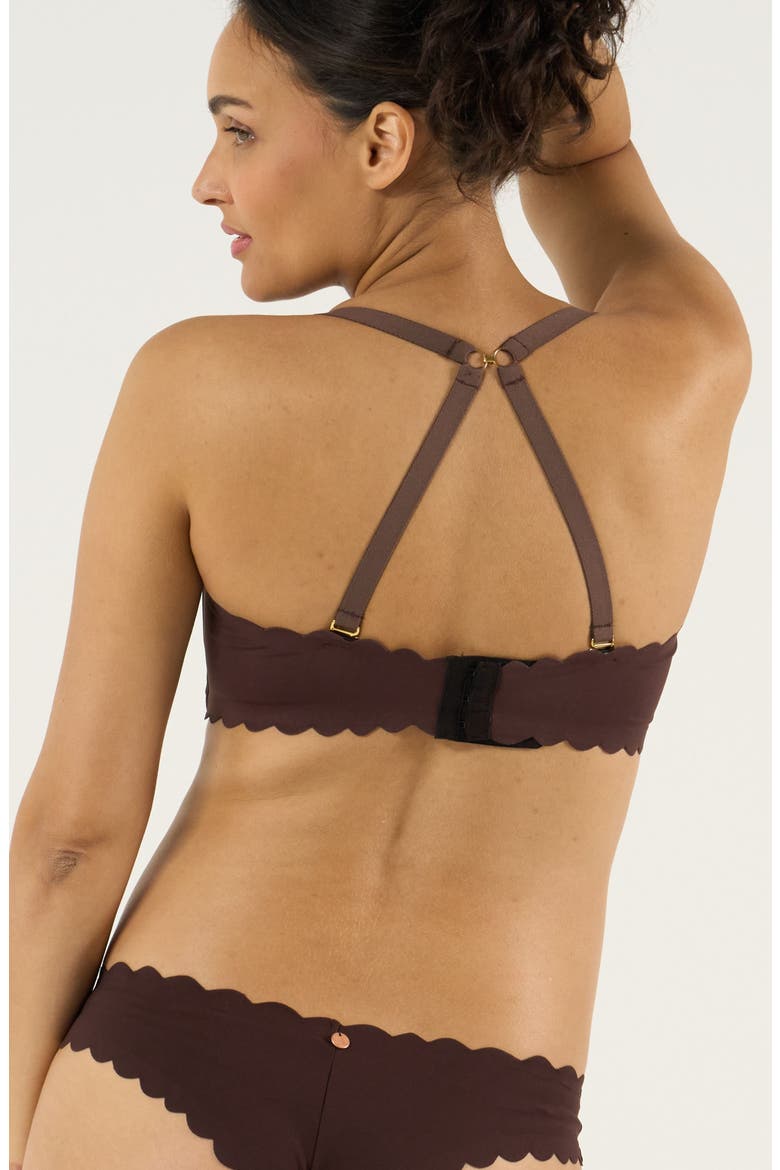 Skin Maternity And Nursing Invisible Bandeau Bra  C/D Cup, Alternate, color, Chocolate