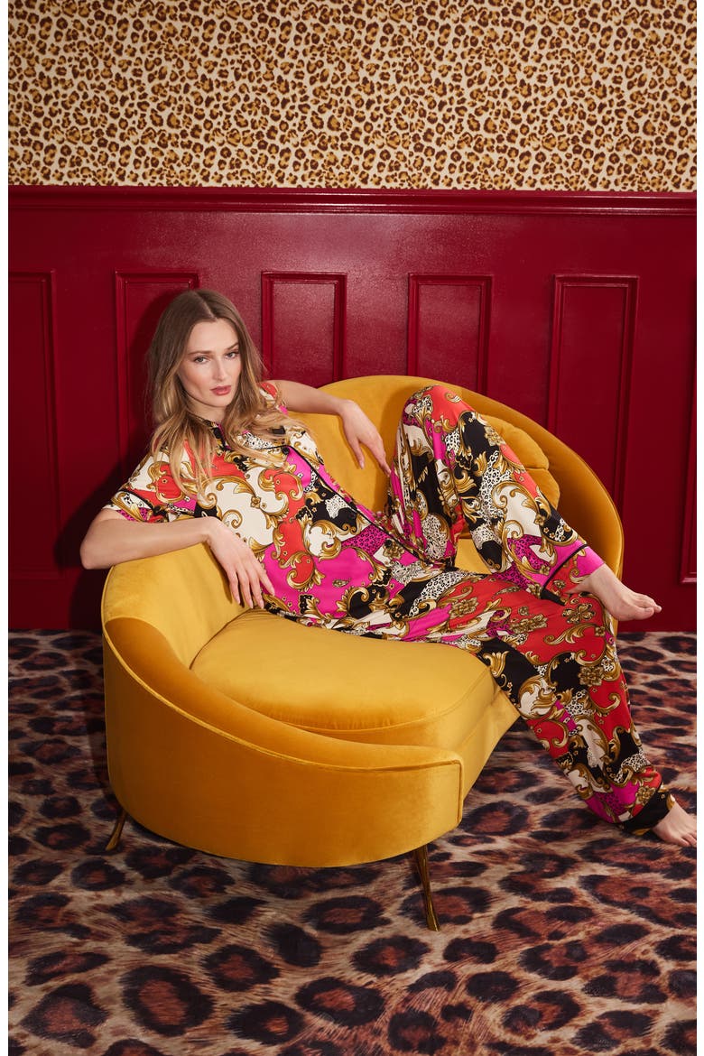 Print Pajamas, Alternate, color, WHITE MULTI