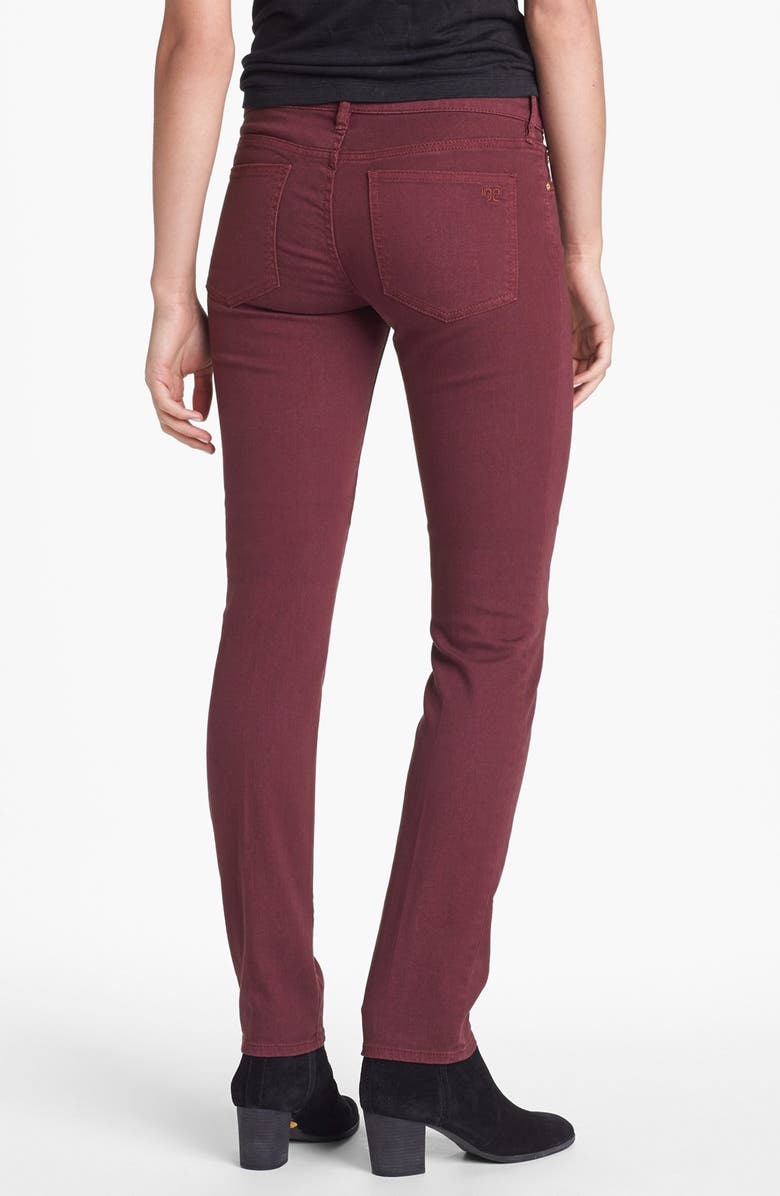 Tory Burch 'Ivy' Colored Super Skinny Jeans, Alternate, color, 