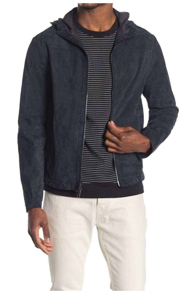 Michael Kors Bonded Suede Jacket, Main, color, 