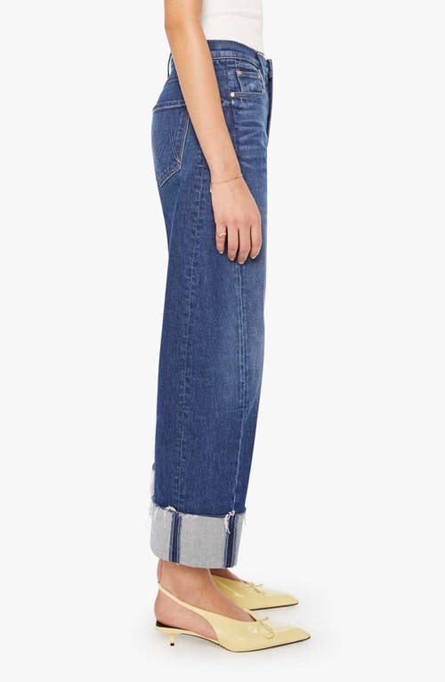 Mother The Half-pipe Ankle Cuff Fray Perfectly Imperfect In Blue