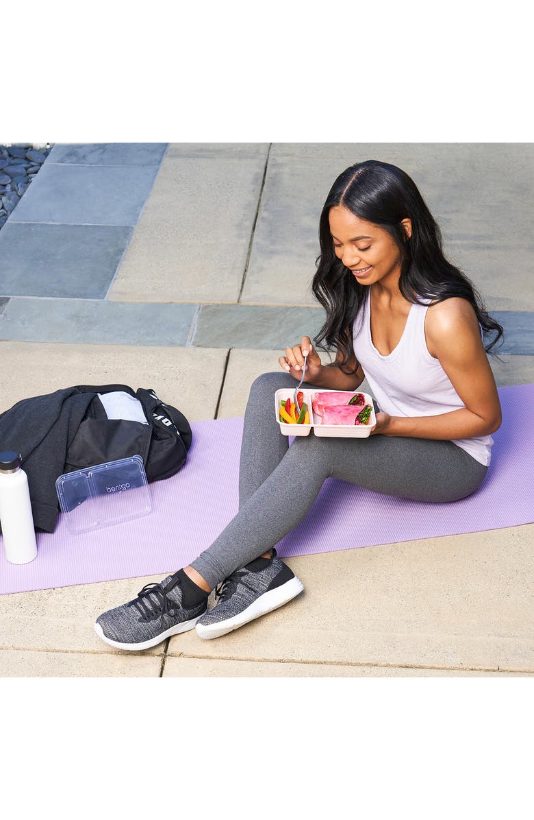 BENTGO Prep 2-Compartment Meal Prep Containers - Rose Gold, Alternate, color, 