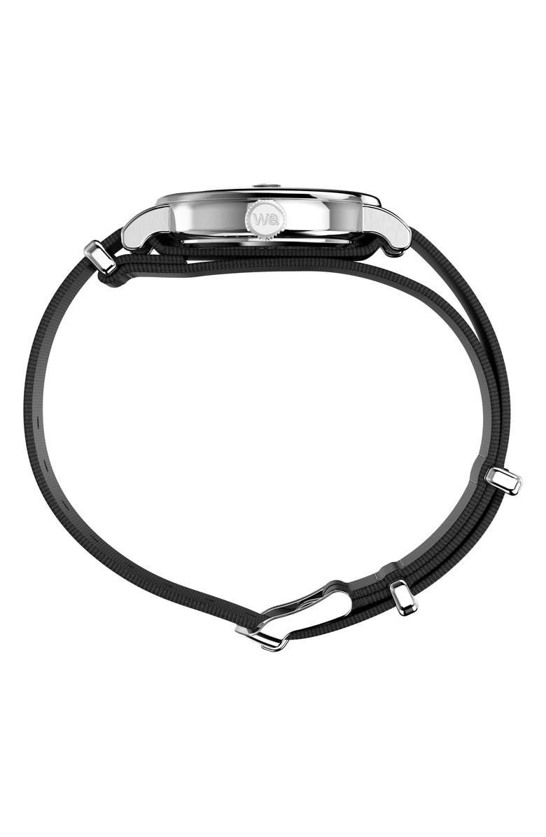 Timex<sup>®</sup> Weekender Canvas Strap Watch, 37mm, Alternate, color, Black
