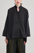LUUKAA Poet Taffeta Shirt Jacket