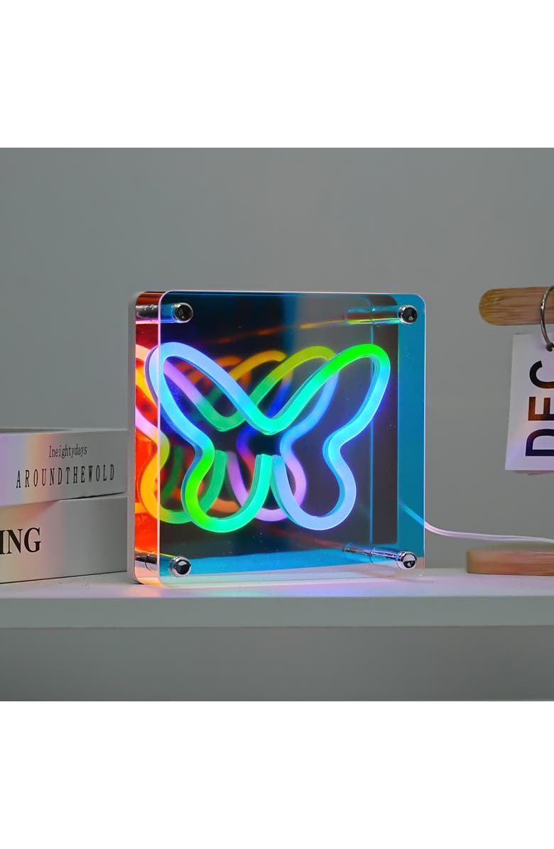 TREND TECH 3D Acylic Sign, Alternate, color, Butterfly