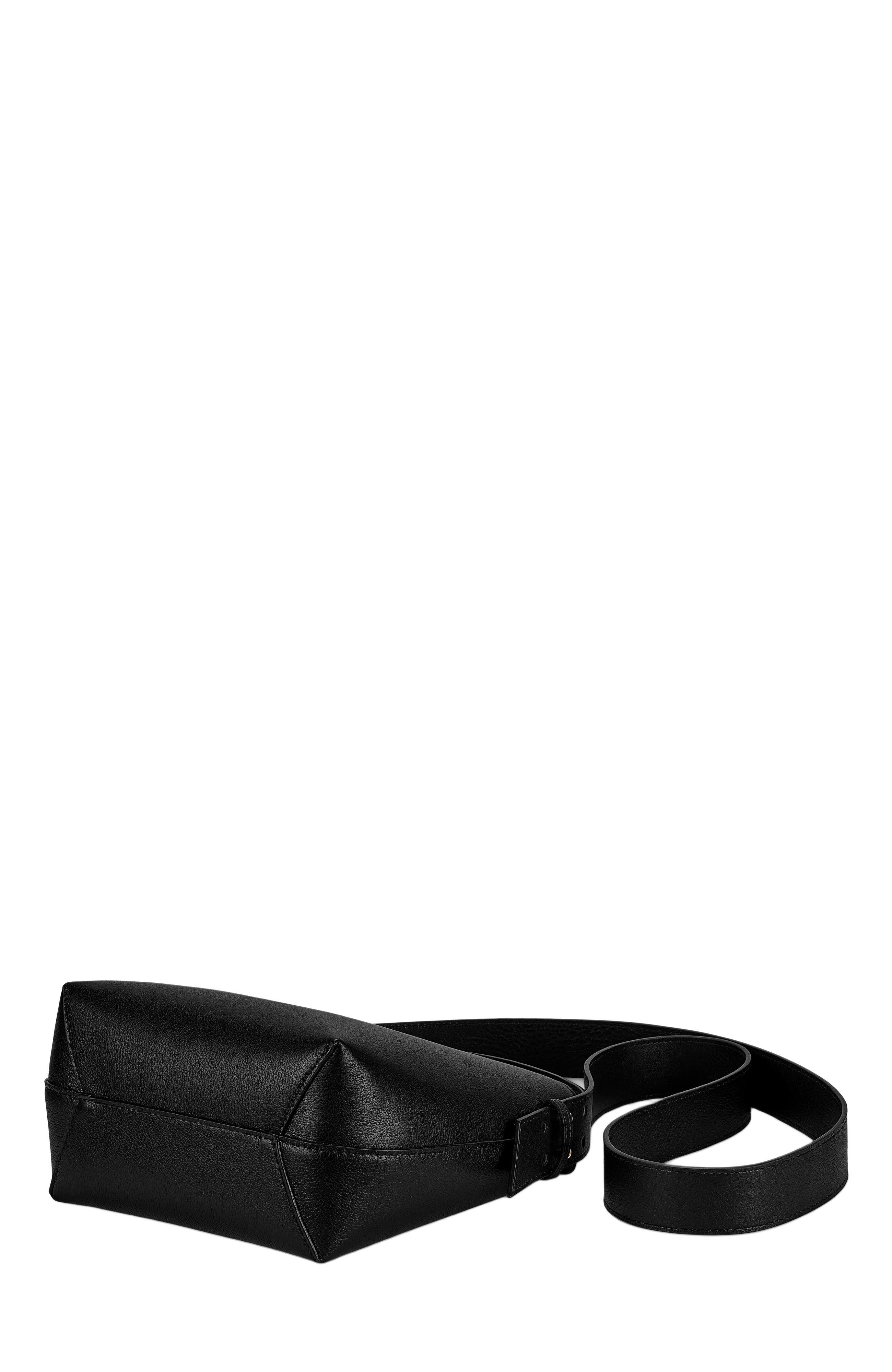 GiGi New York SELENA BUCKET BAG, Alternate, color, Black