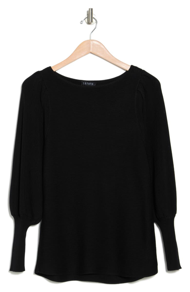 1.STATE Ottoman Ribbed Sweater, Alternate, color, 