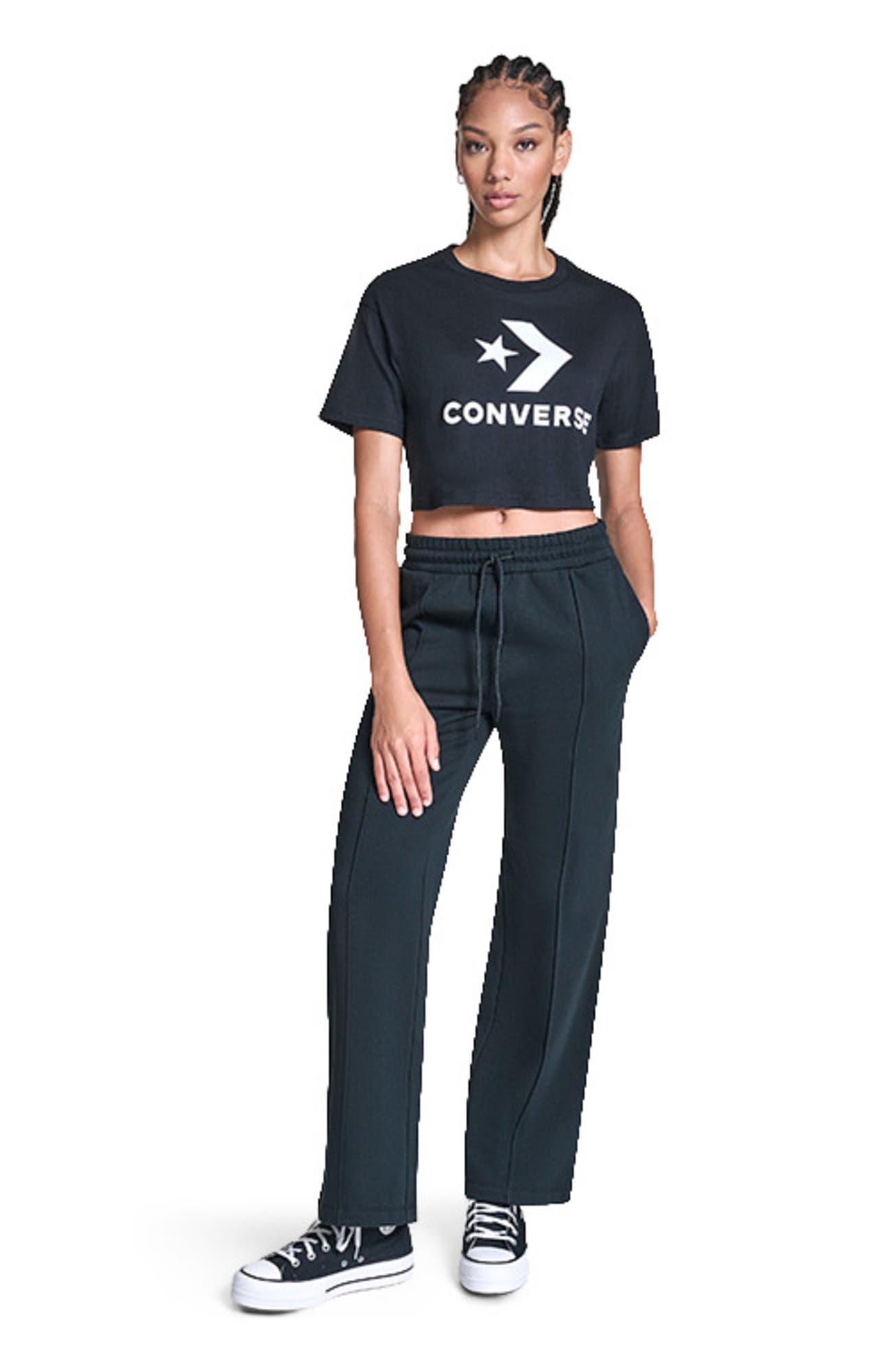 selected CONVERSE BLACK