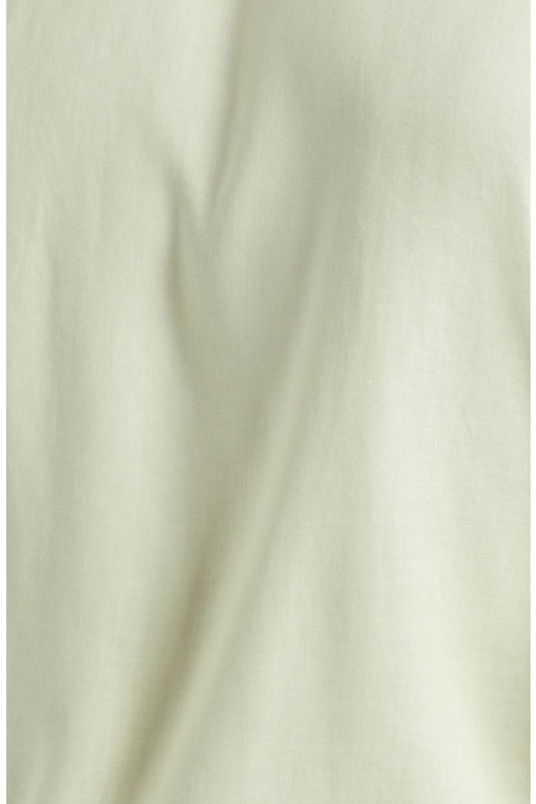 Light Fluid Gabardine Button-Down Shirt, Alternate, color, VANILLA