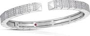 Roberto Coin Obelico 18k Gold Diamond Bangle