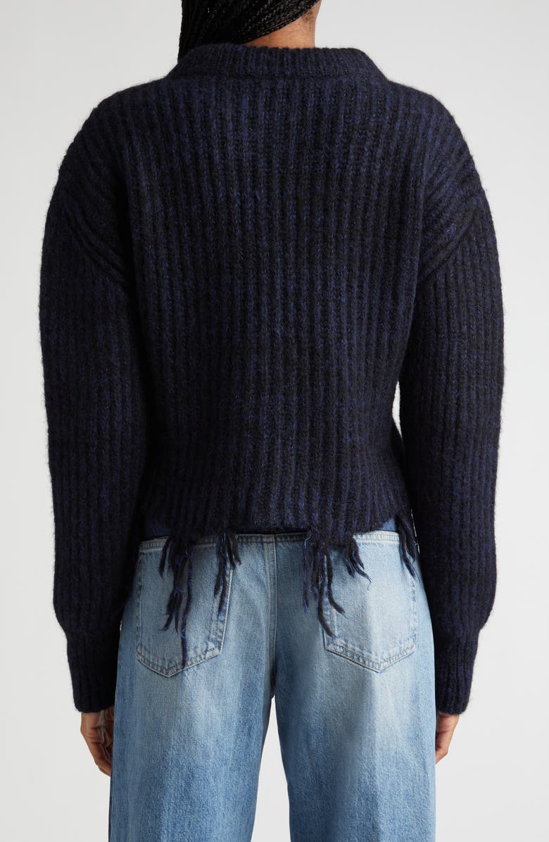 Stella McCartney Tweedy Alpaca Blend Crop Sweater, Alternate, color, 