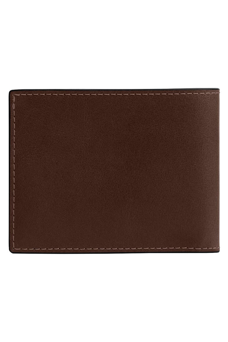 Slim Leather Bifold Wallet, Alternate, color, MAPLE