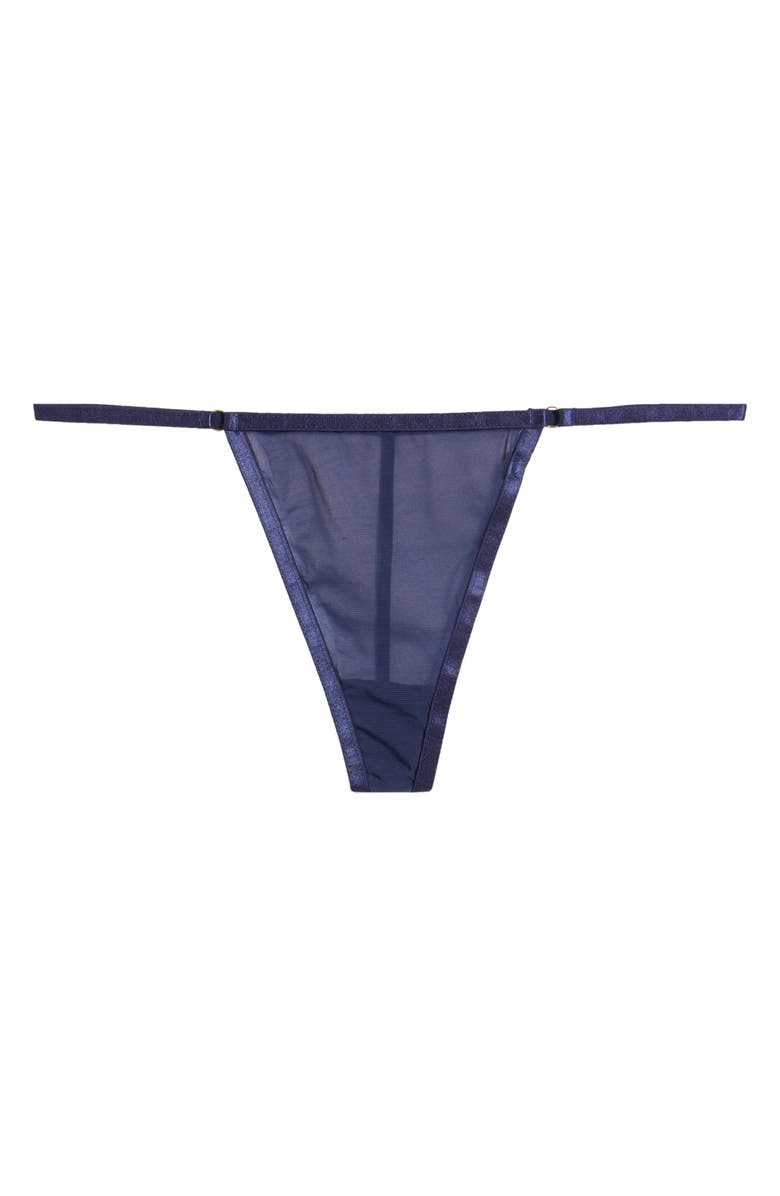 KILO BRAVA Mesh G-String, Alternate, color, Midnight Blue