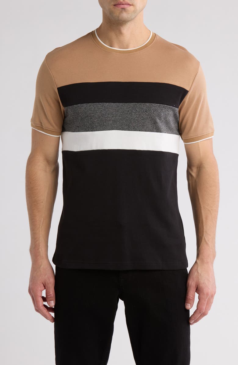 Cactus Man Colorblock Cotton T-Shirt, Main, color,