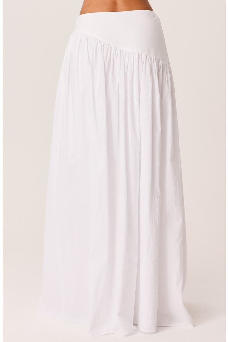 Ambiente Cotton Maxi Skirt, Alternate, color, WHITE