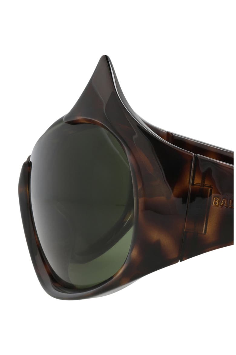 71mm Shield Sunglasses, Alternate, color, HAVANA HAVANA GREEN