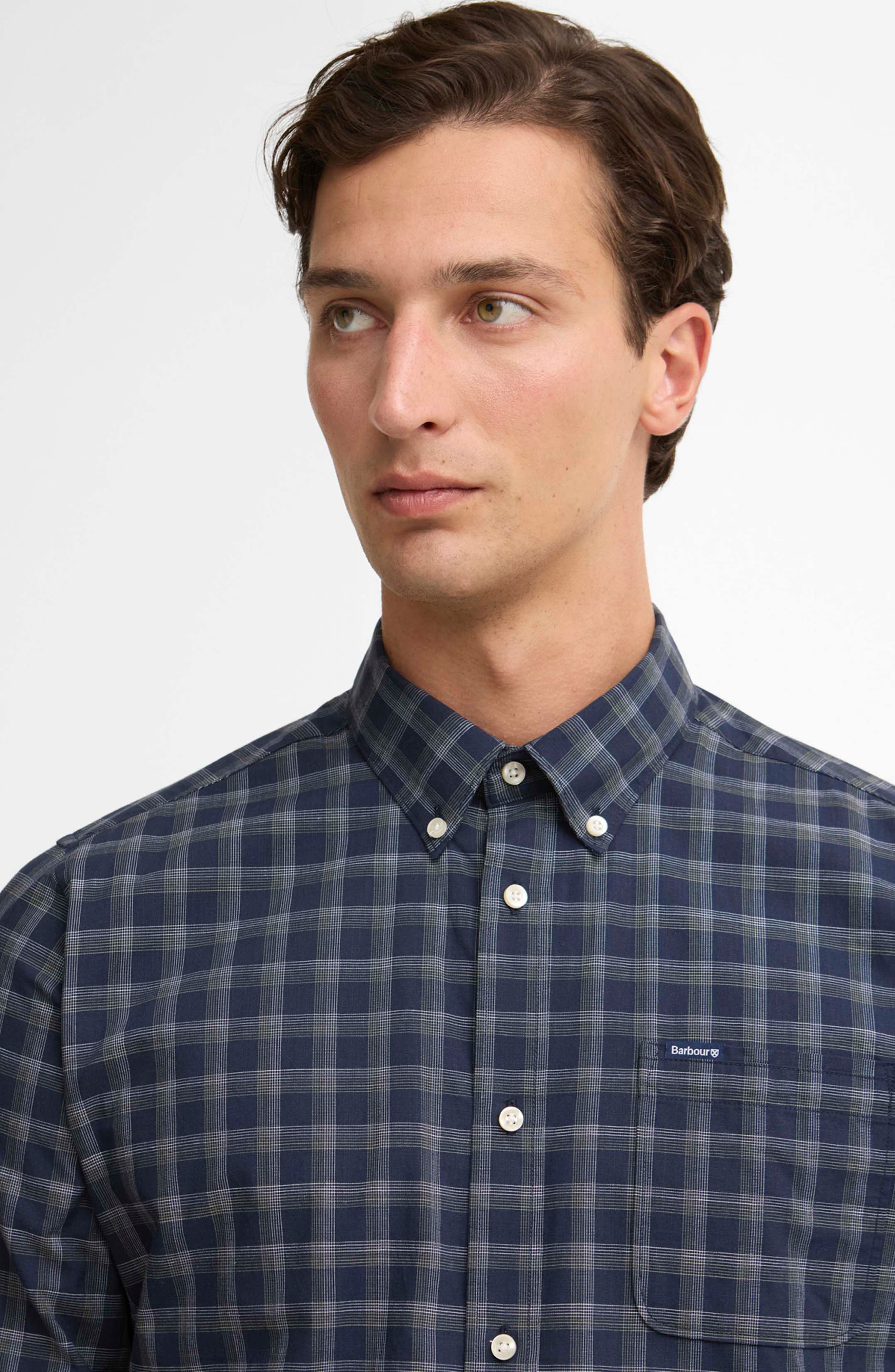 Bramwell Check Button Down Shirt - image 2