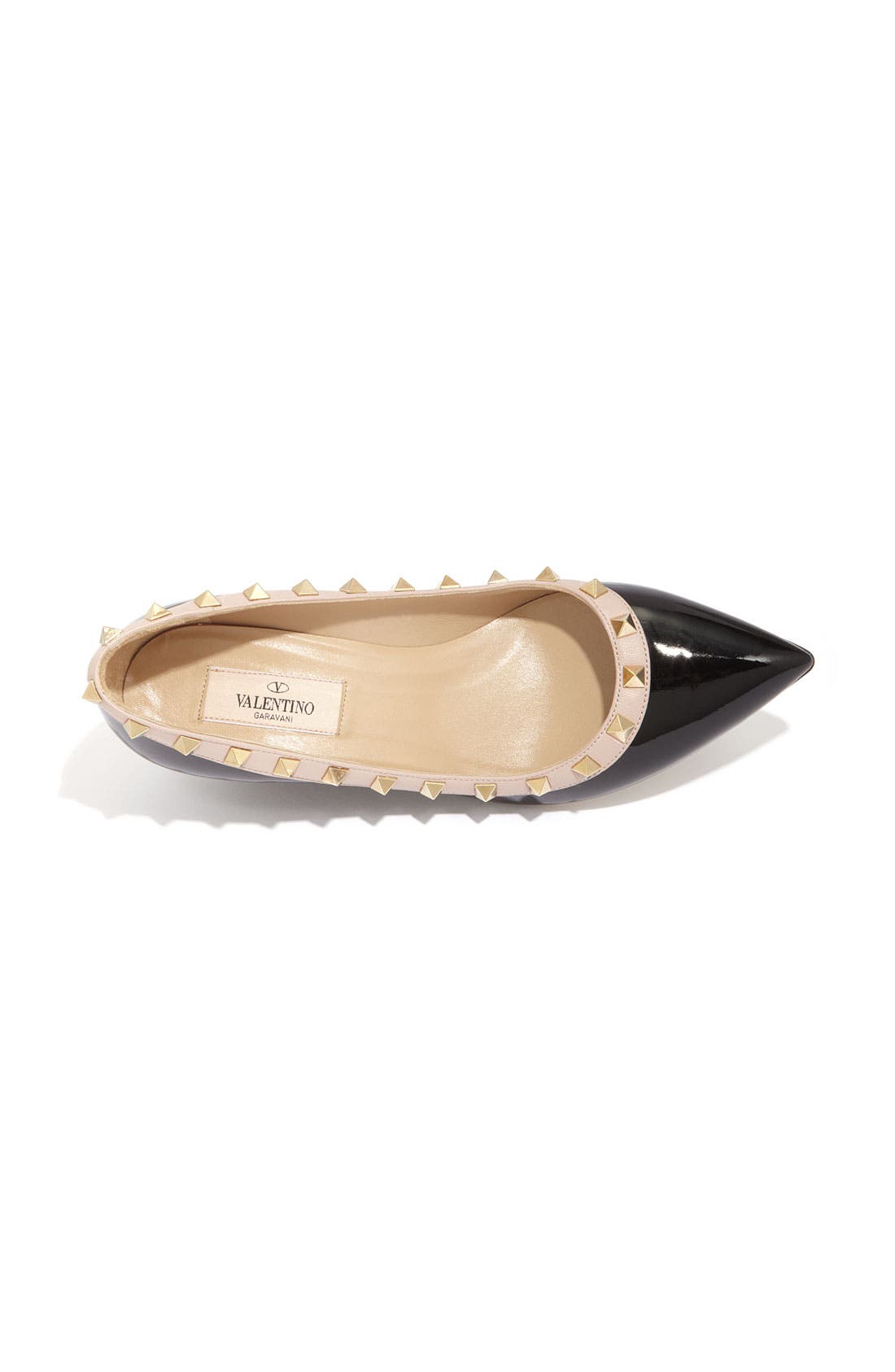 Valentino Garavani Valentino 'Rockstud' Wedge, Alternate, color, 