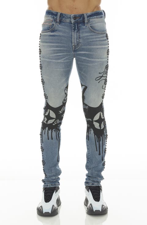 Punk Super Skinny Jeans (Acid)