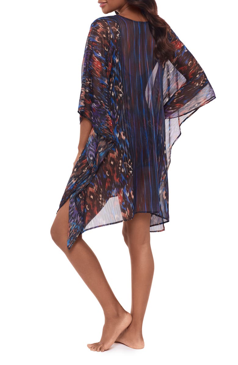 Miraclesuit<sup>®</sup> Tapiz Metallic Chiffon Cover-Up Caftan, Alternate, color,