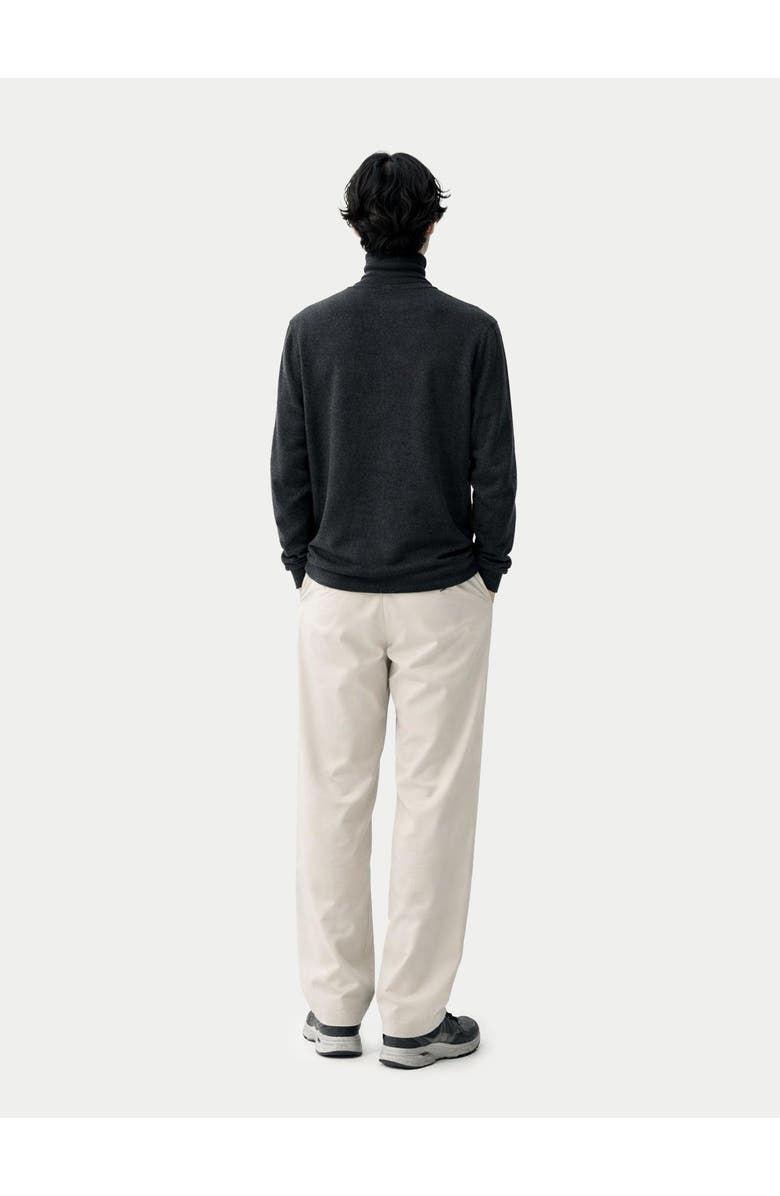 Gobi Cashmere Timeless Turtleneck Cashmere Sweater, Alternate, color, Charcoal