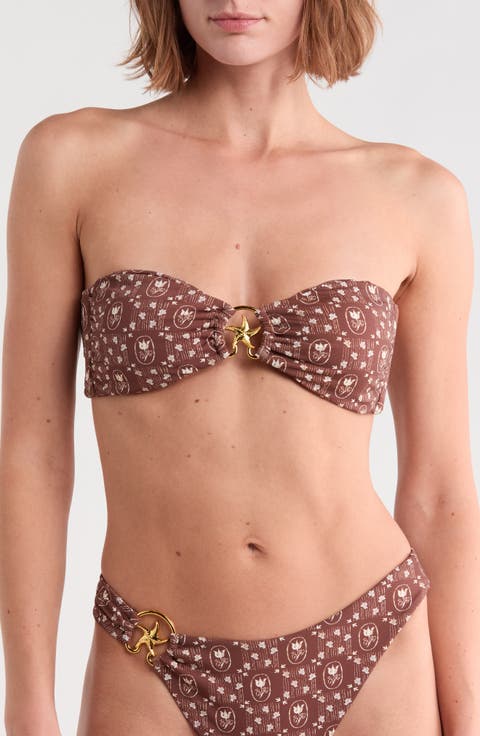 Lotus Bandeau Bikini Top