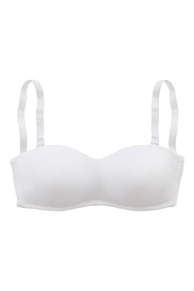 Multiway Strapless T-Shirt Bra, Alternate, color, White